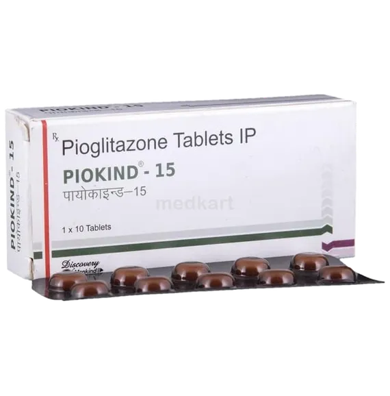 piokind 15mg tablet 10's